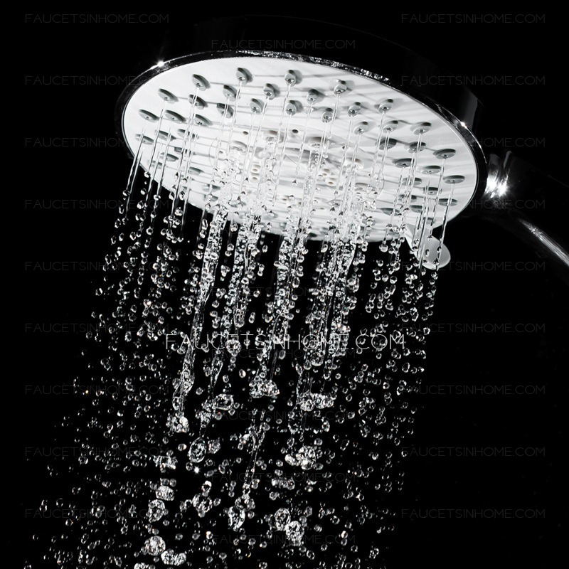 Five-Function Type Chrome Hand Shower ABS 3.9 Inch Diameter