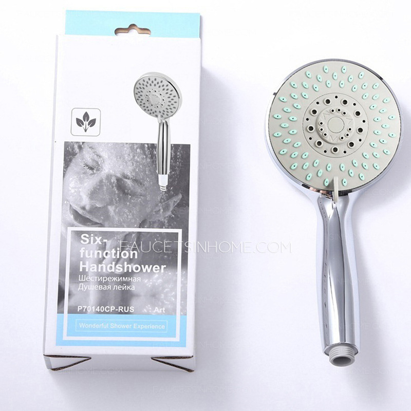 Five-Function Type Chrome Hand Shower ABS 3.9 Inch Diameter
