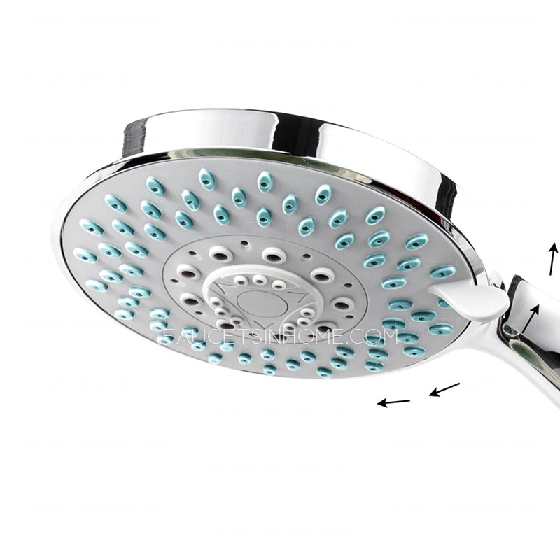 Five-Function Type Chrome Hand Shower ABS 3.9 Inch Diameter