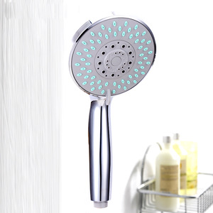 Five-Function Type Chrome Hand Shower ABS 3.9 Inch Diameter