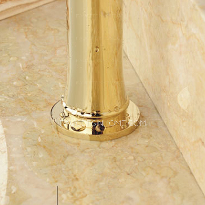 Luxury Polished Brass Modern Bathroom Sink Faucet