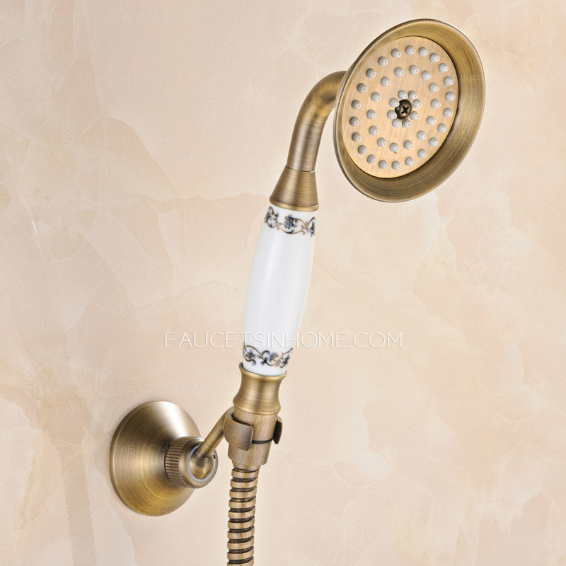 European Style Antique Bronze Bathtub Shower Faucet