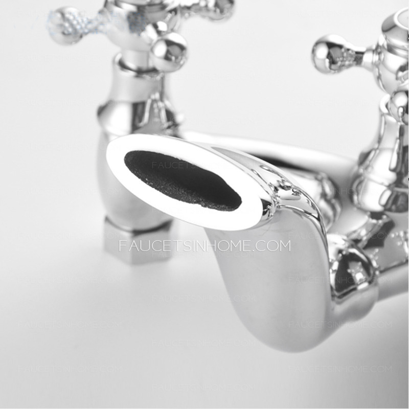 High Quality Floor-Standing Silver Brass Bathtub Faucet Set