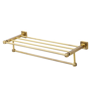Vintage High End Durable and Practicle Brass Bathroom Shelf