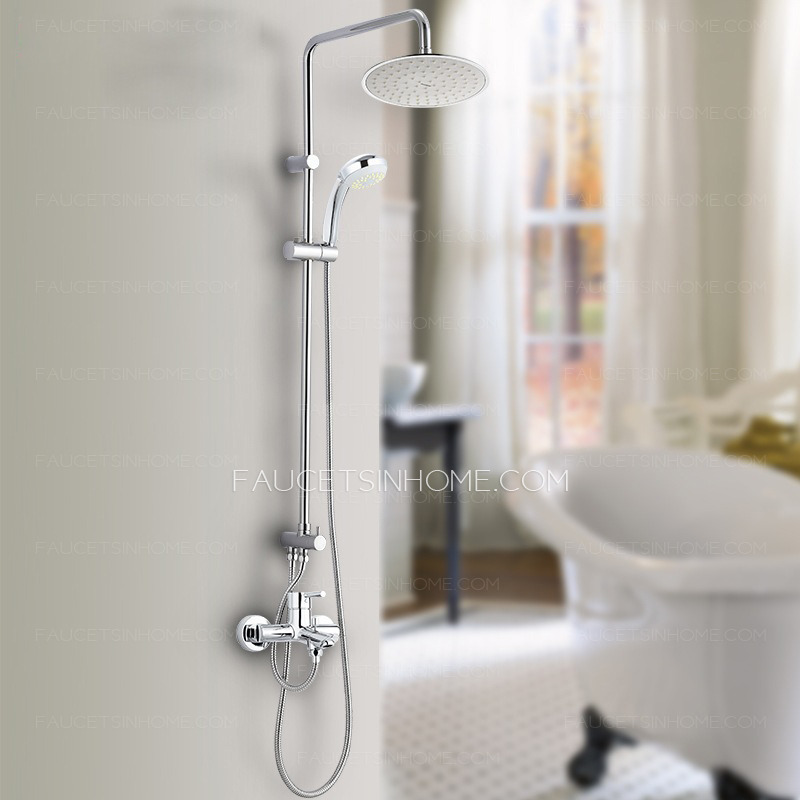 Modern ABS Copper Chrome Handhold Shower Faucets
