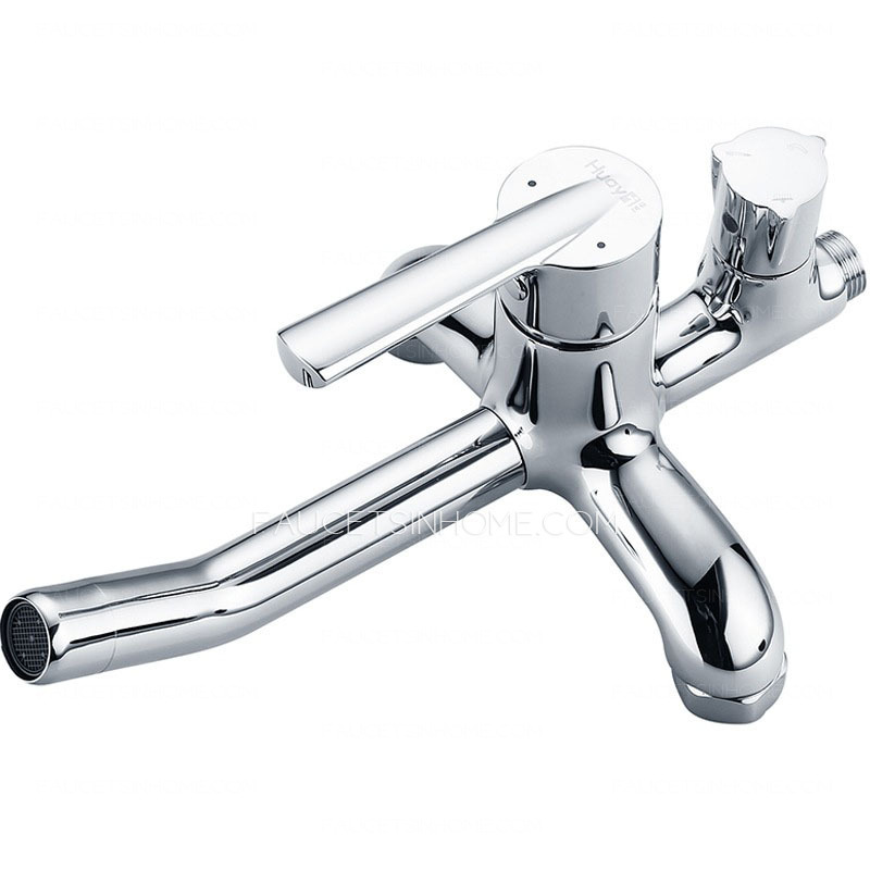 Modern Silver Thick Electroplated Shower Faucets with Upgraded quality