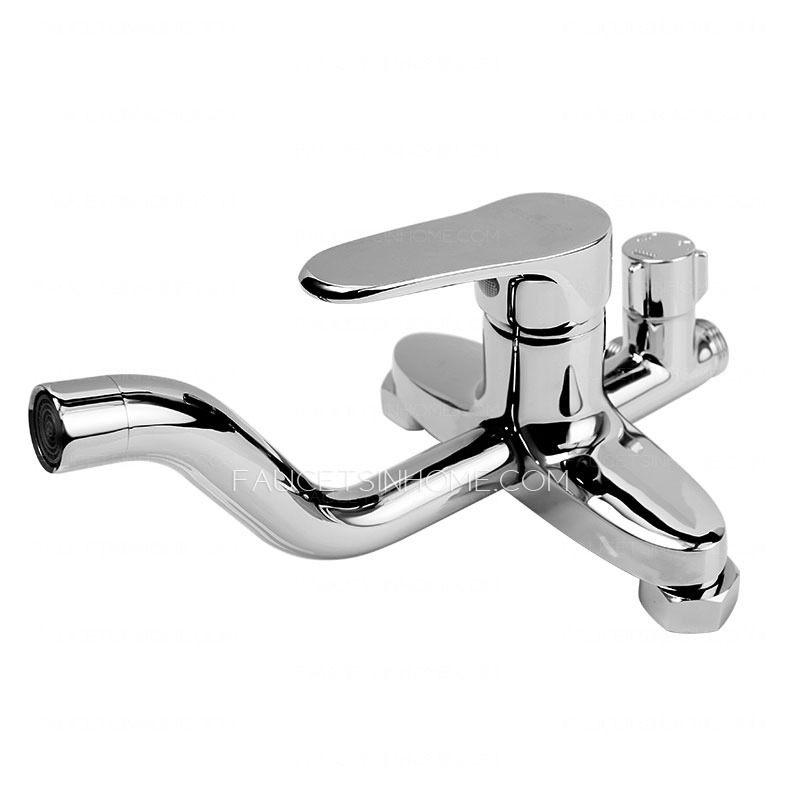 Contemporary Chrome Stainless Steel Energy-efficient Shower Faucet