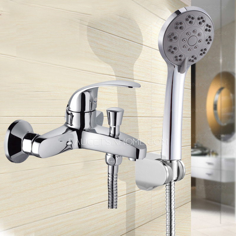 Classical ABS Single Handle Brass Chrome Shower Faucets