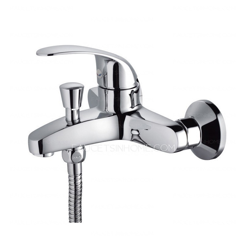 Classical ABS Single Handle Brass Chrome Shower Faucets