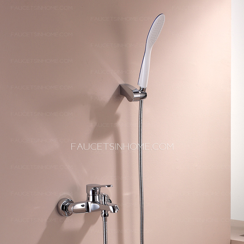 Fashion Chrome Brass Wall Mounted Hand Hold Bidet Faucets