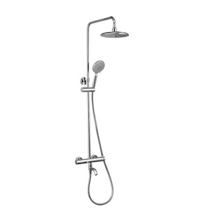 Chrome Wall Mounted Single Handle  ABS Shower Faucet