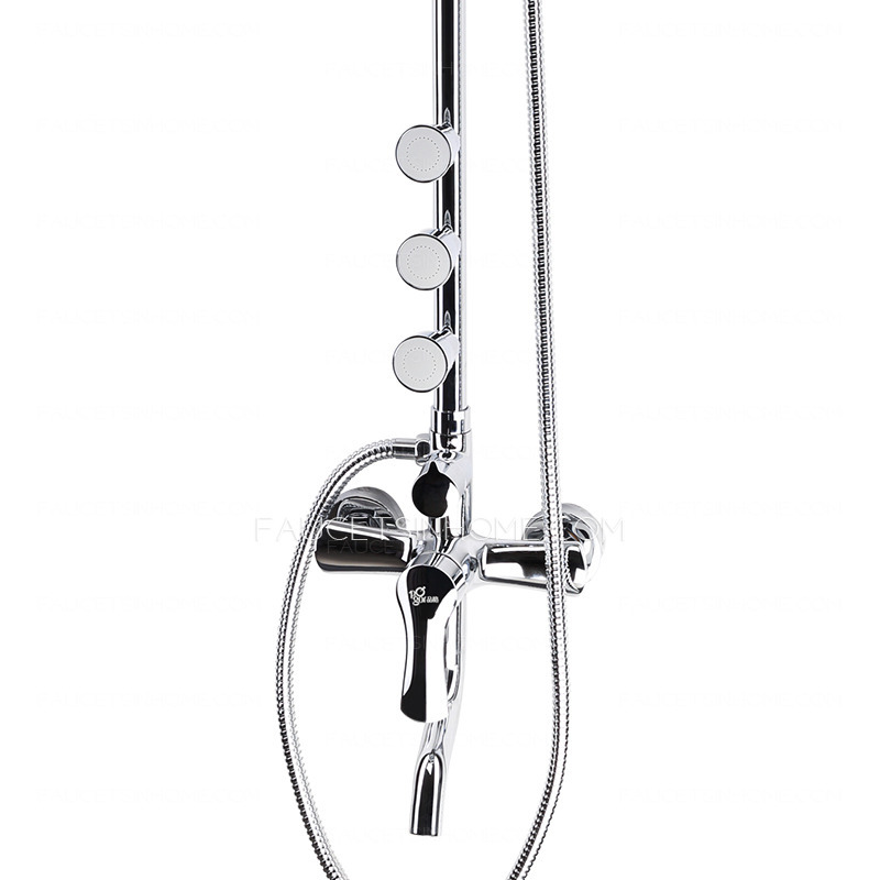 Modern Stainless Steel Energy-efficient Wall Mounted Shower Faucet