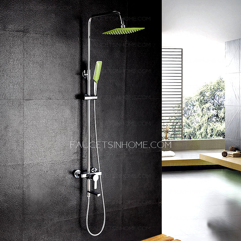 Modern Brass Lifting Electroplated Single Handle Shower Faucet