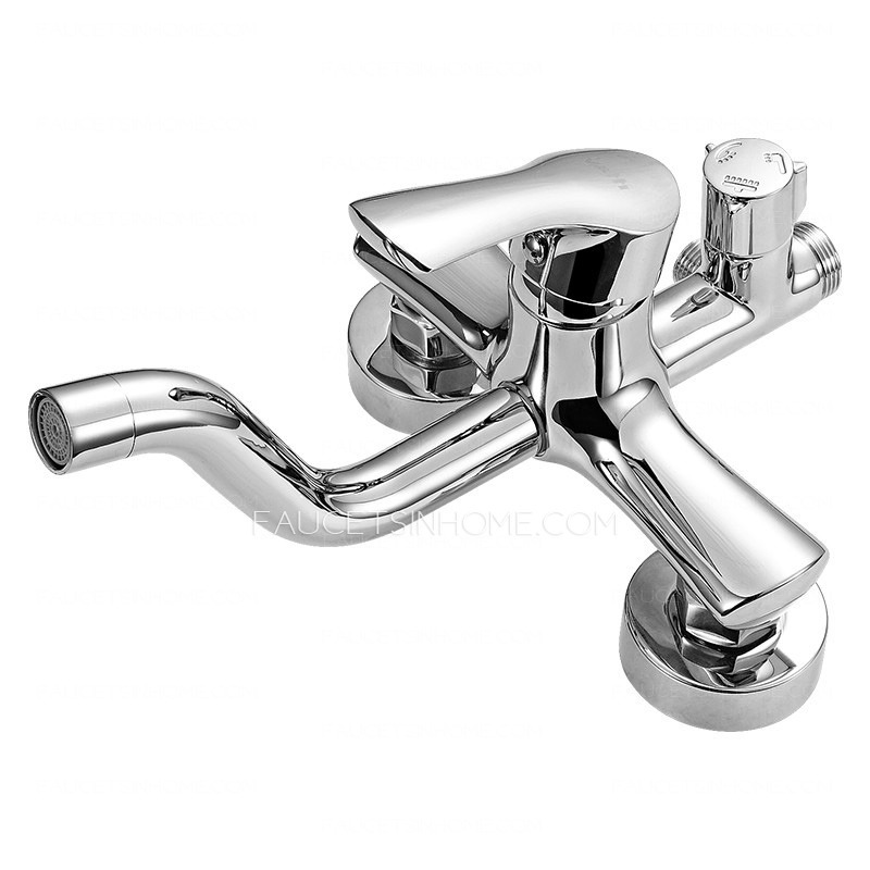 Modern Solid Copper Lifting ABS Bathroom Shower Faucets