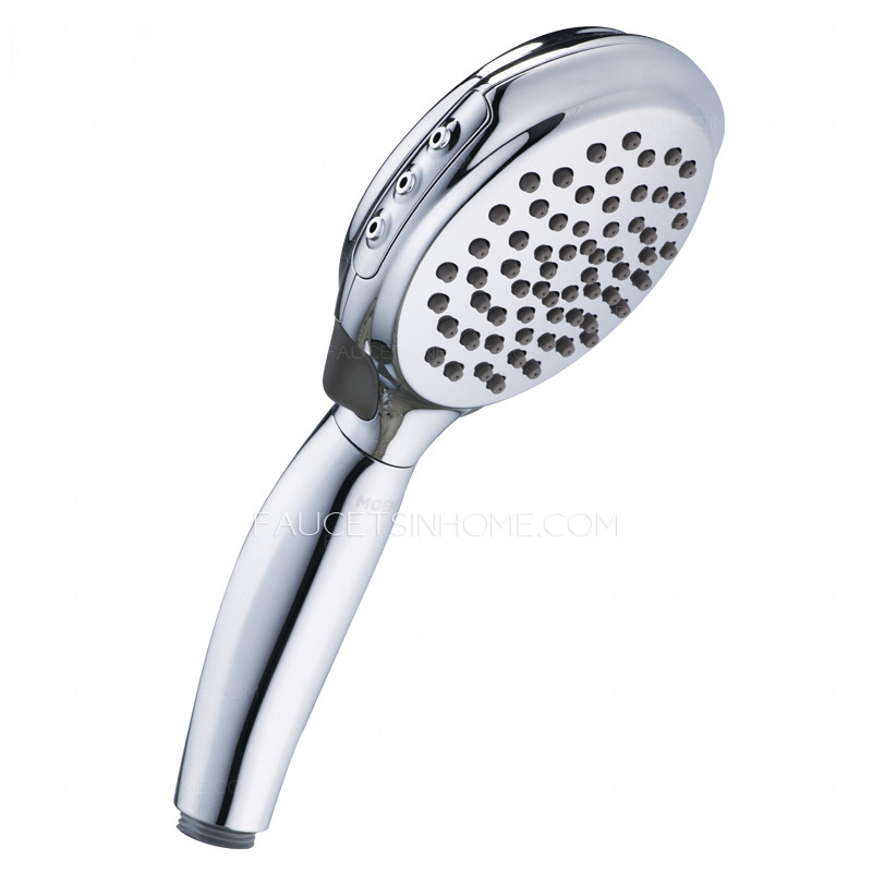 Modern Silver  Chrome PVC 360 Degree Spinning Shower Heads