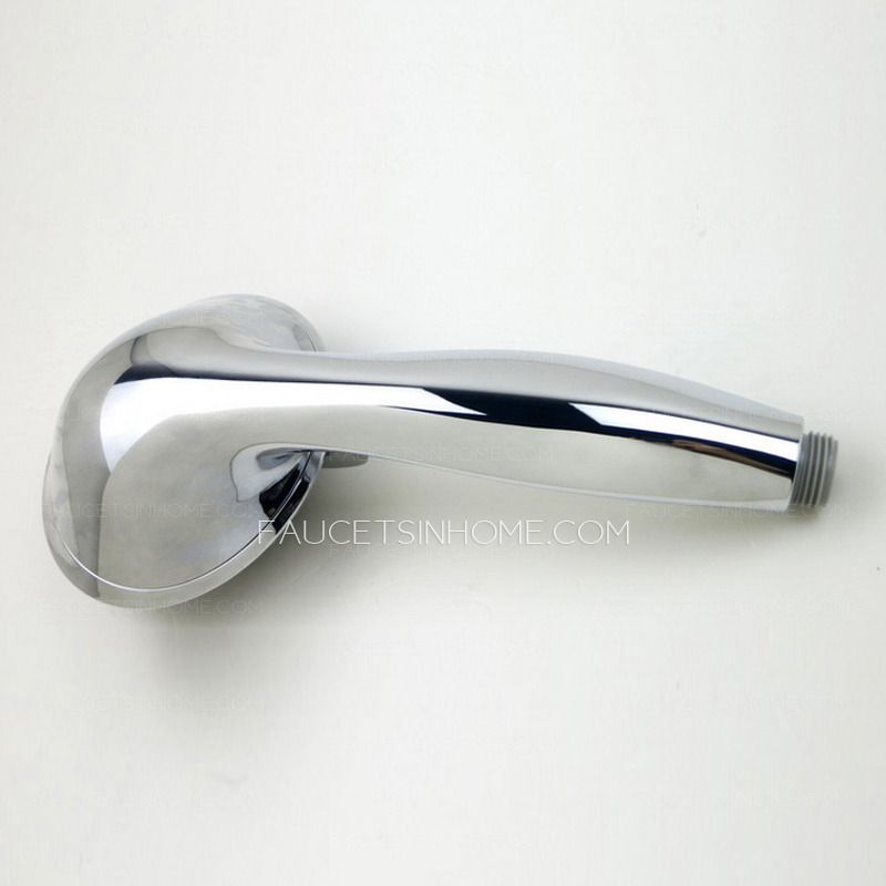 Modern Chrome Silver Flexible Hand Shower for Bathroom