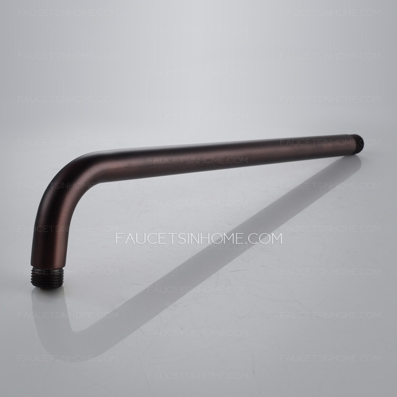 Simple Brown Stainless Steel Wall Mounted Rod of Head Shower 