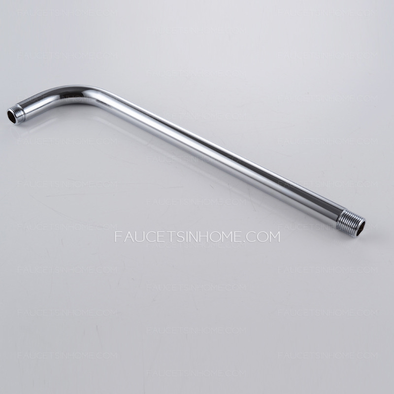 Modern Stainless Steel Chrome Bathroom Head Shower Rod