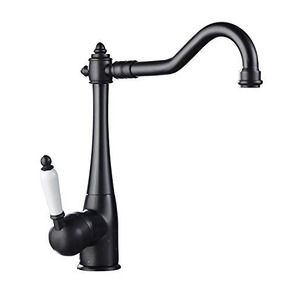 Antique Black Oil Rubbed Bronze Single Handle Kitchen Faucet