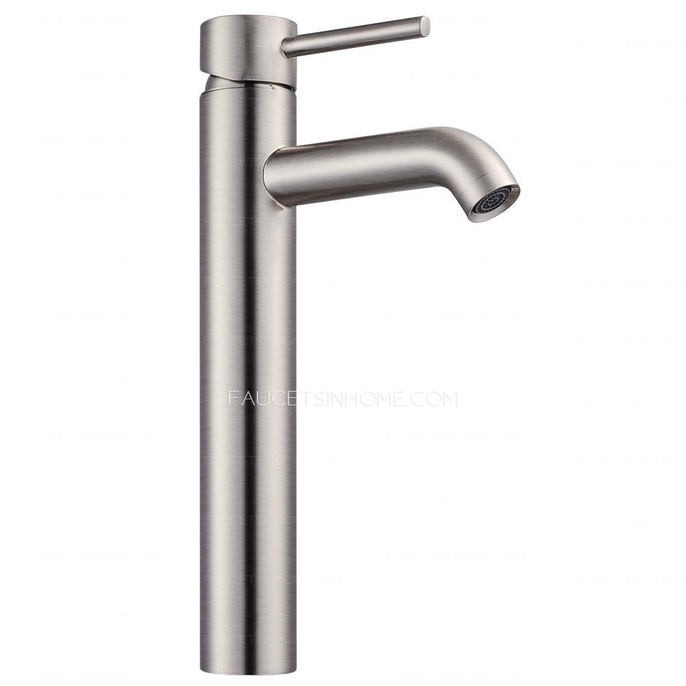 xinghe Silver Brushed Nickel Single Lever Bathroom Sink Faucet Mixer Tap