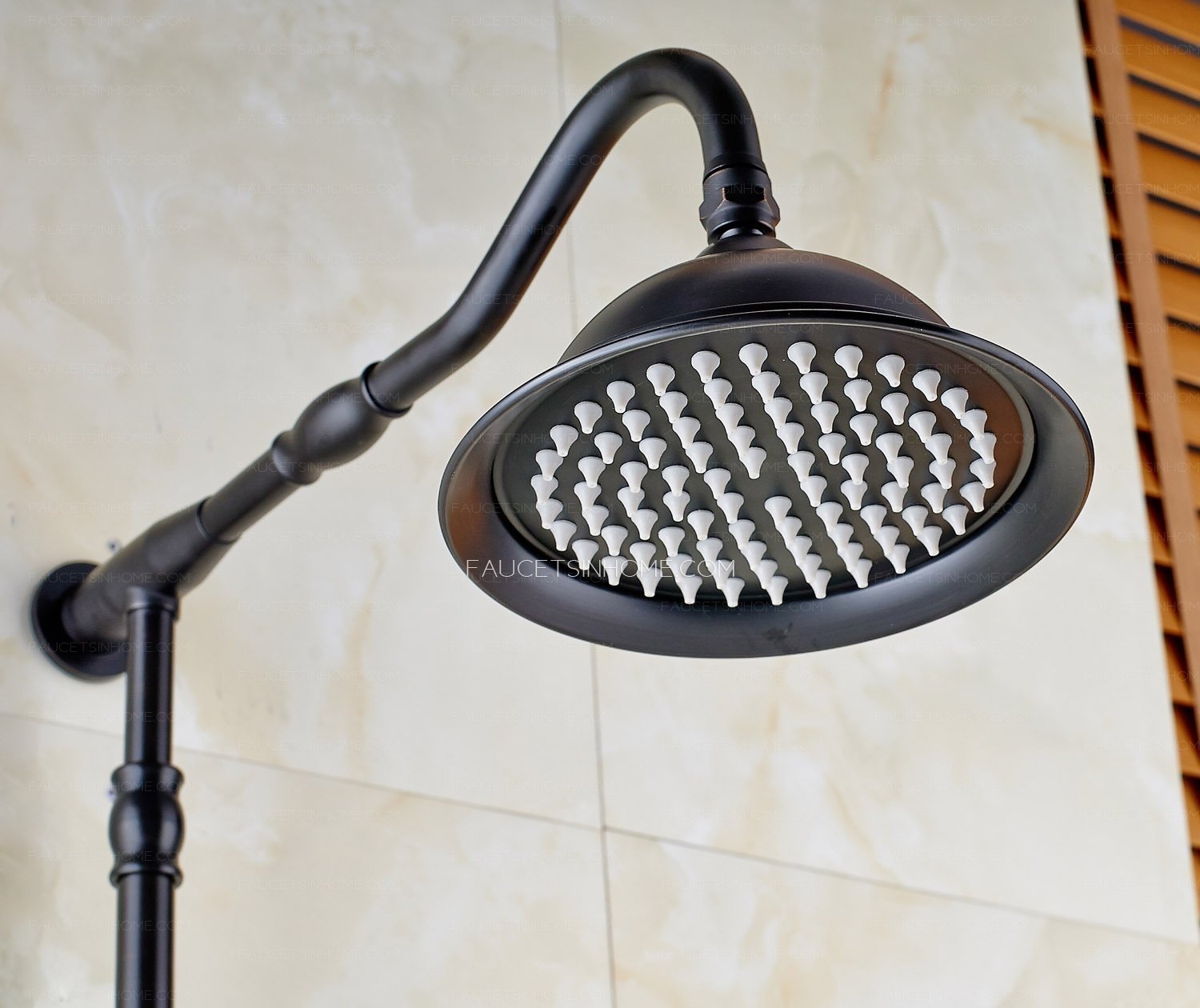 Matte Black Oil Rubbed Bronze Shower Fixture 8 Inch Shower Head