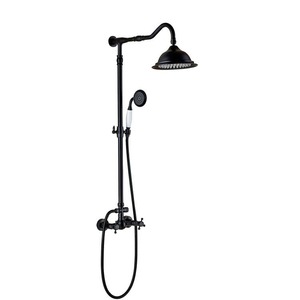 Matte Black Oil Rubbed Bronze Shower Fixture 8 Inch Shower Head