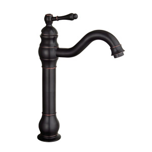 Matte Black Oil Rubbed Bronze Bathroom Sink Faucet Single Lever