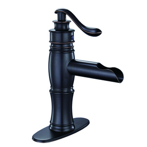 Oil Rubbed Bronze Single Lever Waterfall Bathroom Faucet Mixer Tap