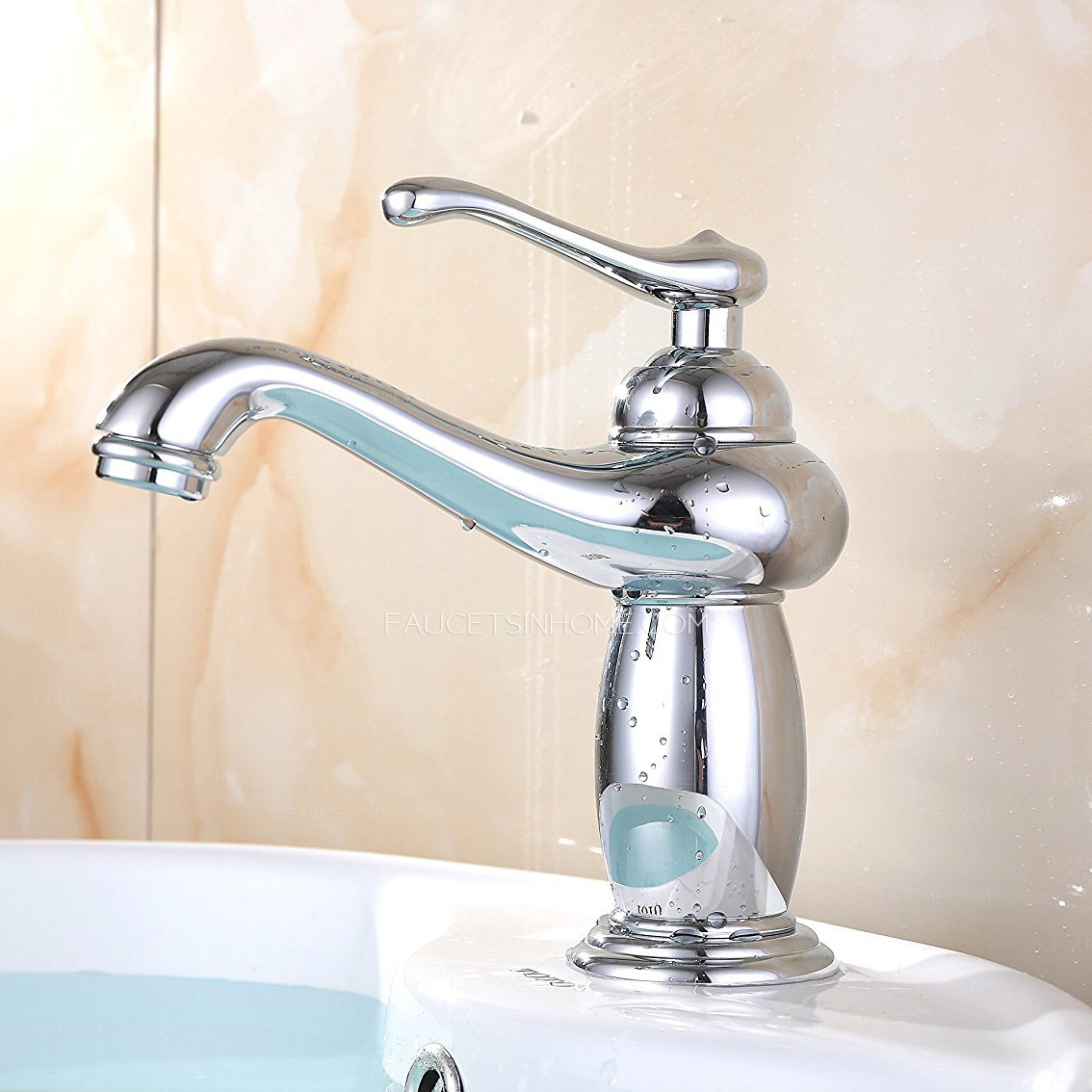 Single Handle Bathroom Hot And Cold Water Basin Faucet