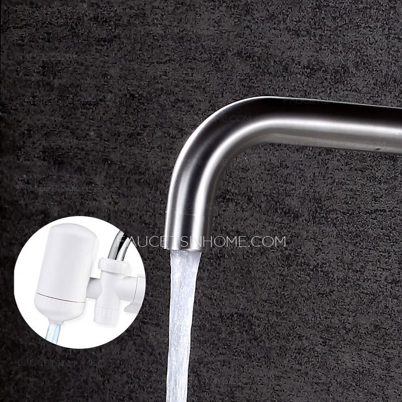 Mixer Tap Stainless Steel Brushed Nickel Kitchen Sink Faucet Single Handle 