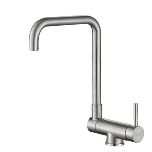 Mixer Tap Stainless Steel Brushed Nickel Kitchen Sink Faucet Single Handle 