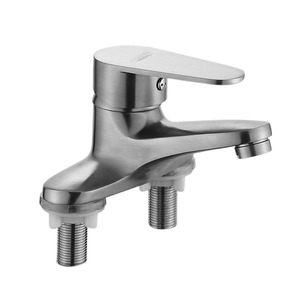 Stainless Steel Brushed Nickel 2 Hole Bathroom Sink Faucet Top Rated