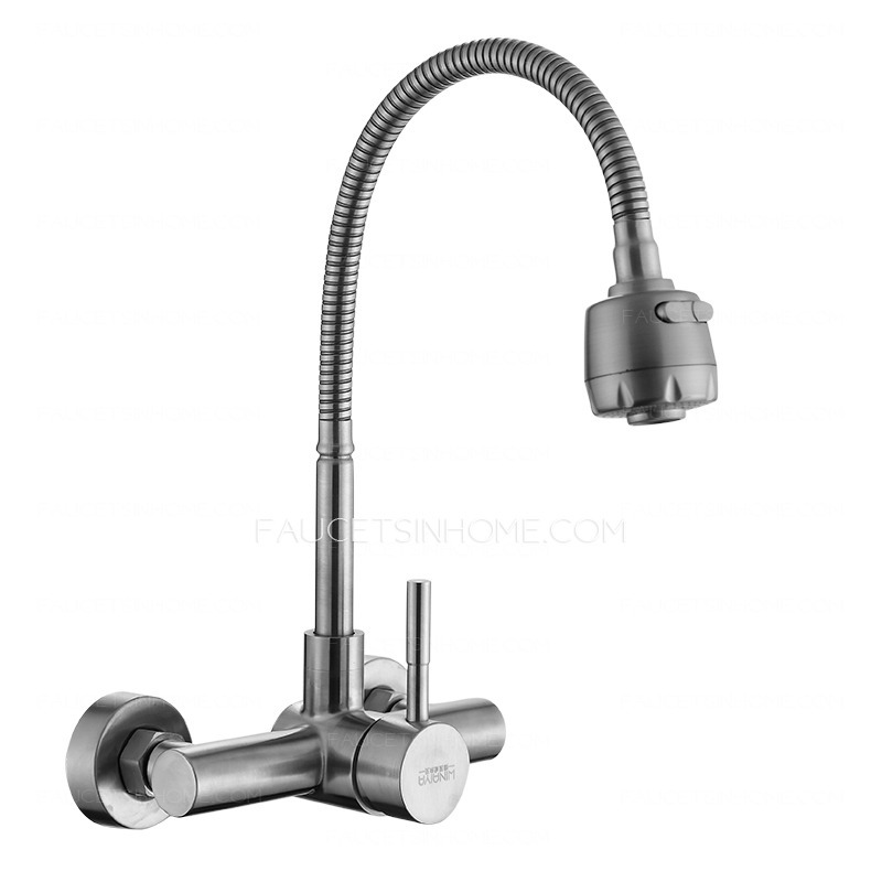 Stainless Steel Pull Out Brushed Nickel Kitchen Sink Faucet Cheap Handle Lever