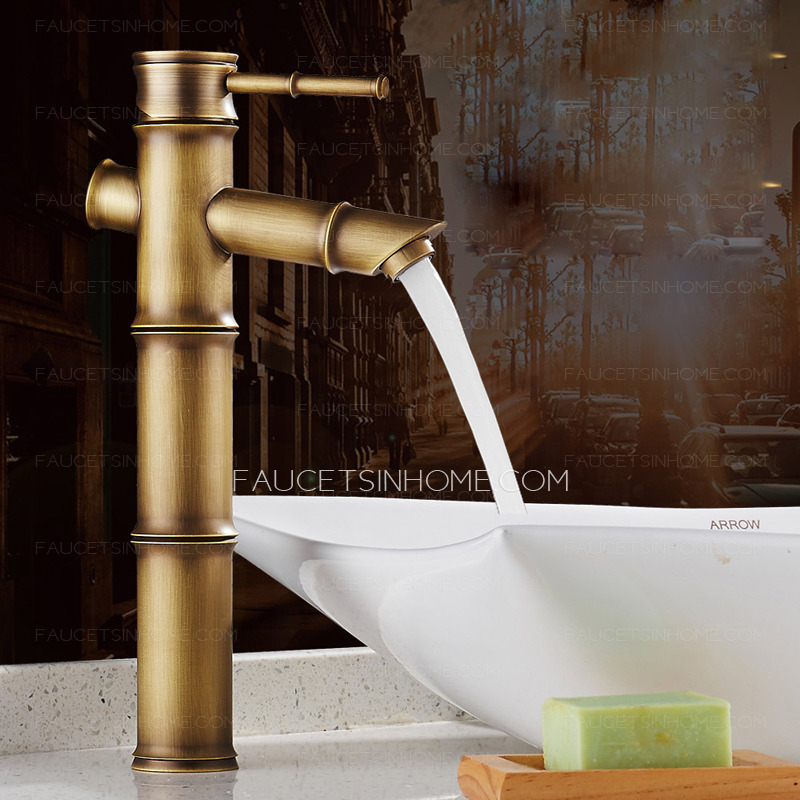 Gold Antique Brass Brushed Nickel Sink faucet For bathroom Vintage Modern 