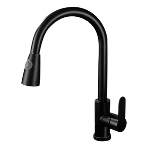 Oil Rubbed Bronze Stainless Steel Pull Down Kitchen Sink Faucet Commercial 