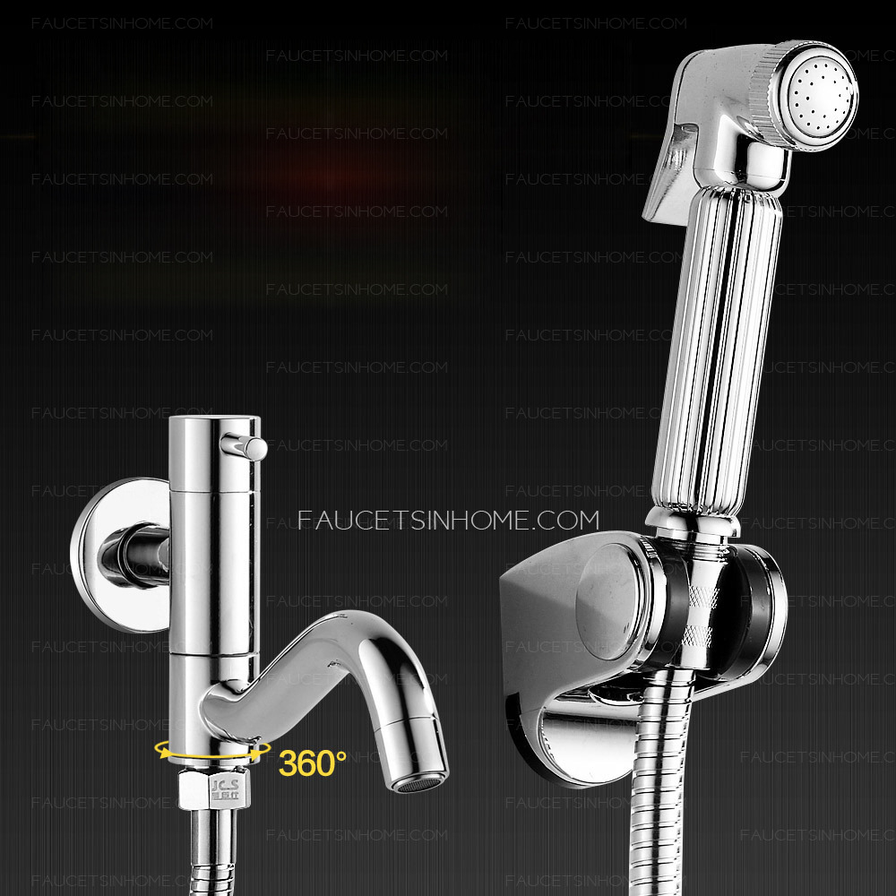 Cold Water Brass Electroplated  Laundry Sink Faucet Commercial Mop tap 