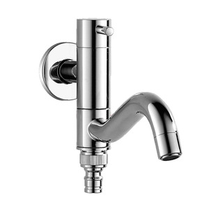 Cold Water Brass Electroplated  Laundry Sink Faucet Commercial Mop tap 