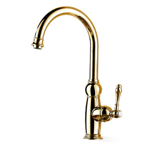 Gold Antique Kitchen Sink Faucet Luxury Mixer tap High end Single Handle 