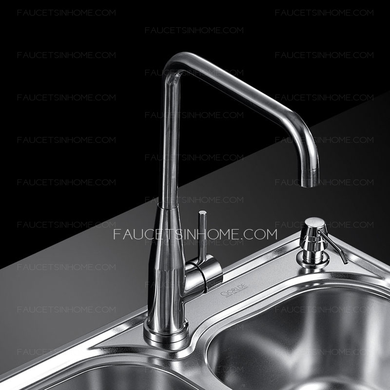 Polish Stainless Steel Sink Faucet For Kitchen Luxury Mixer Tap High Quality 