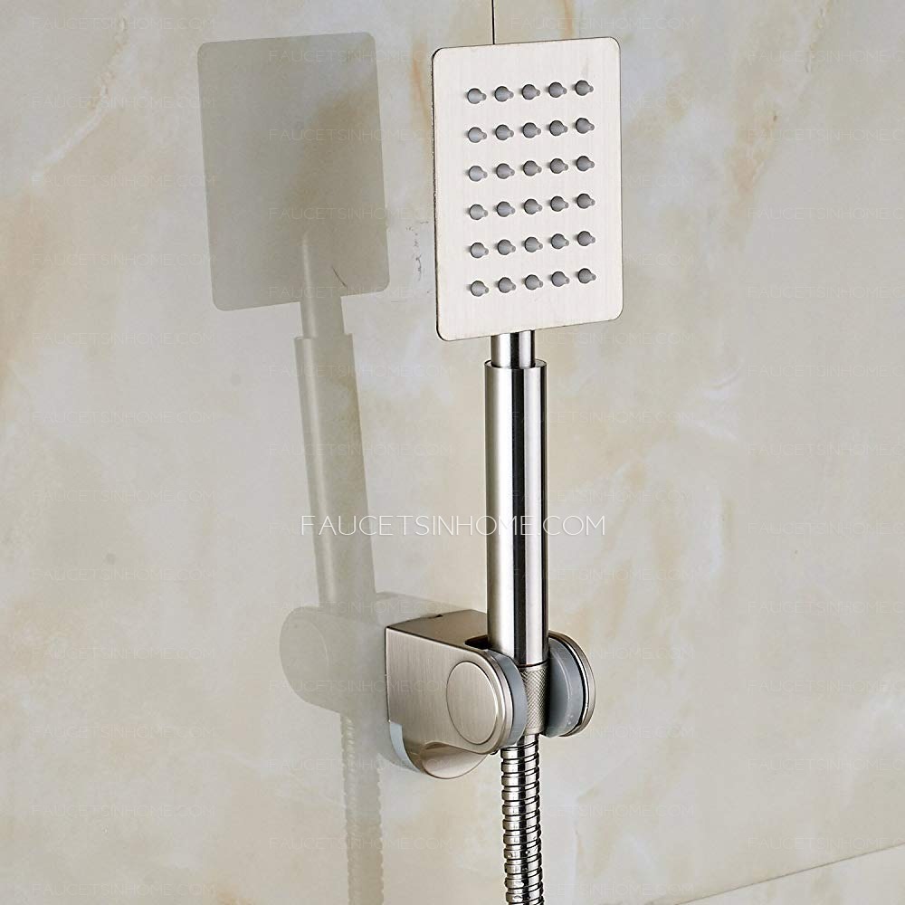 Contemporary Bathroom Handheld Shower Faucet Waterfall Bathtub