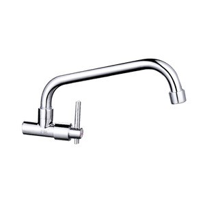 Cheap Cold Water Only Wall Mounted Kitchen Sink Faucet Single Hole