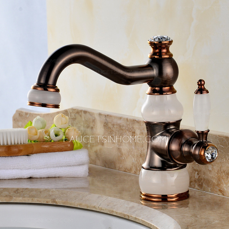 Bronze Retro High Quality Cold Water Mixer Bathroom Shower Sink Faucet 