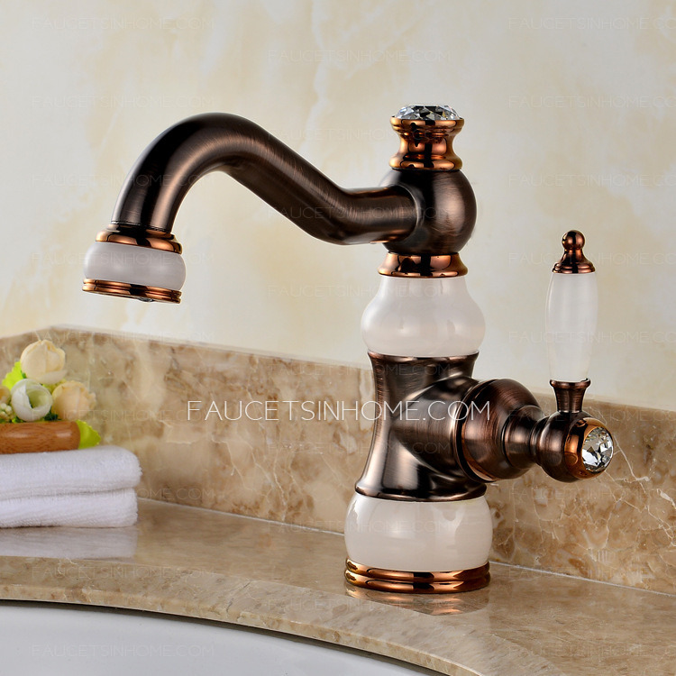 Bronze Retro High Quality Cold Water Mixer Bathroom Shower Sink Faucet 