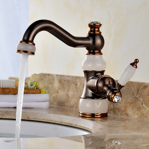 Bronze Retro High Quality Cold Water Mixer Bathroom Shower Sink Faucet 