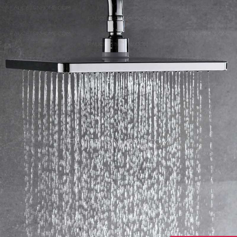 Square Shower Fixture Shower Head Exposed Single Handle High Quality