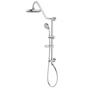 Contemporary Polished Chrome Handheld Bathroom Shower Faucet System 