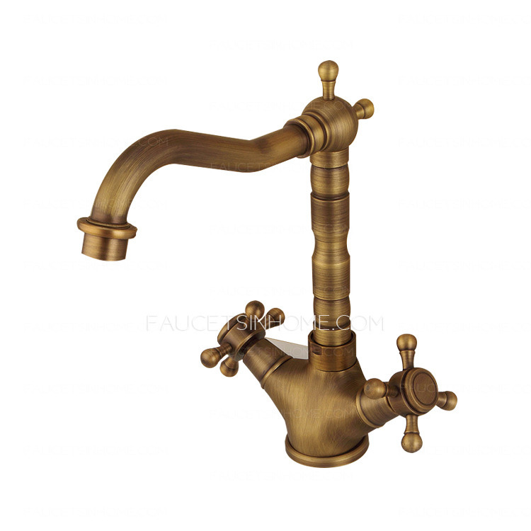 Brassqueen Gold Rustic Bathroom Shower Tap Cold Water Mixer High Quality