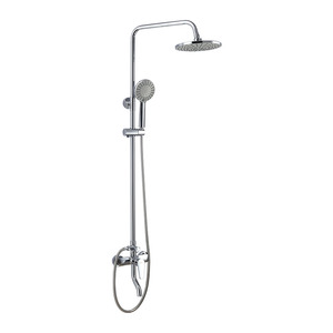 Utility Stainless Steel Brass Single Handle Wall Mounted Shower System