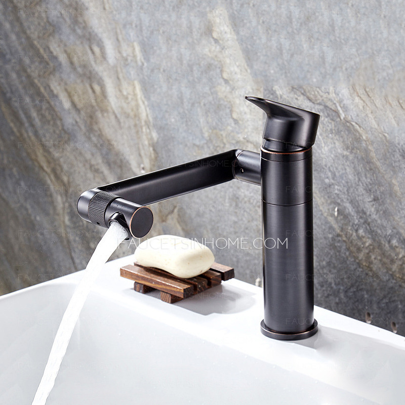 Modern Swivel Brass Bathroom Faucets Telescopic Mixer Sink Taps