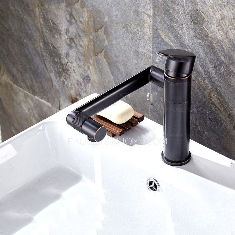 Modern Swivel Brass Bathroom Faucets Telescopic Mixer Sink Taps
